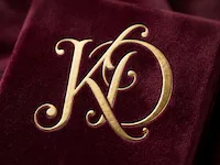 [Laser cut and engrave] KD Elegant Luxury Beauty Monogram