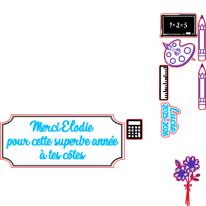 Elements de déco pour ardoise maîtresse.xcs