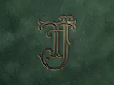 [Laser cut and engrave] TJ Elegant Wedding Monogram – Romantic Couple Initials with Flowing Calligraphic Detail for Laser Cut Signs, Cake Toppers & Engraving