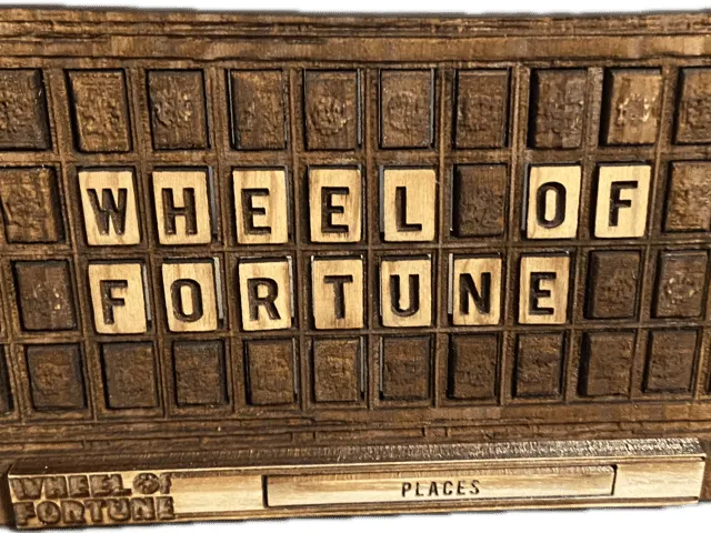 Holzrad mit mehr Spaß Spielbrett mit Puzzle-Display instruction: step 2 -