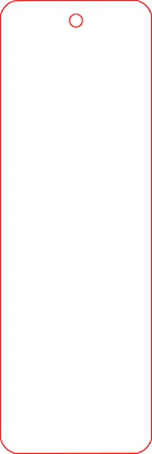 Gabarit marque page rectangle 14 cm.xs