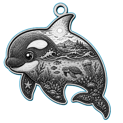 Cute Orca Pendant.xs