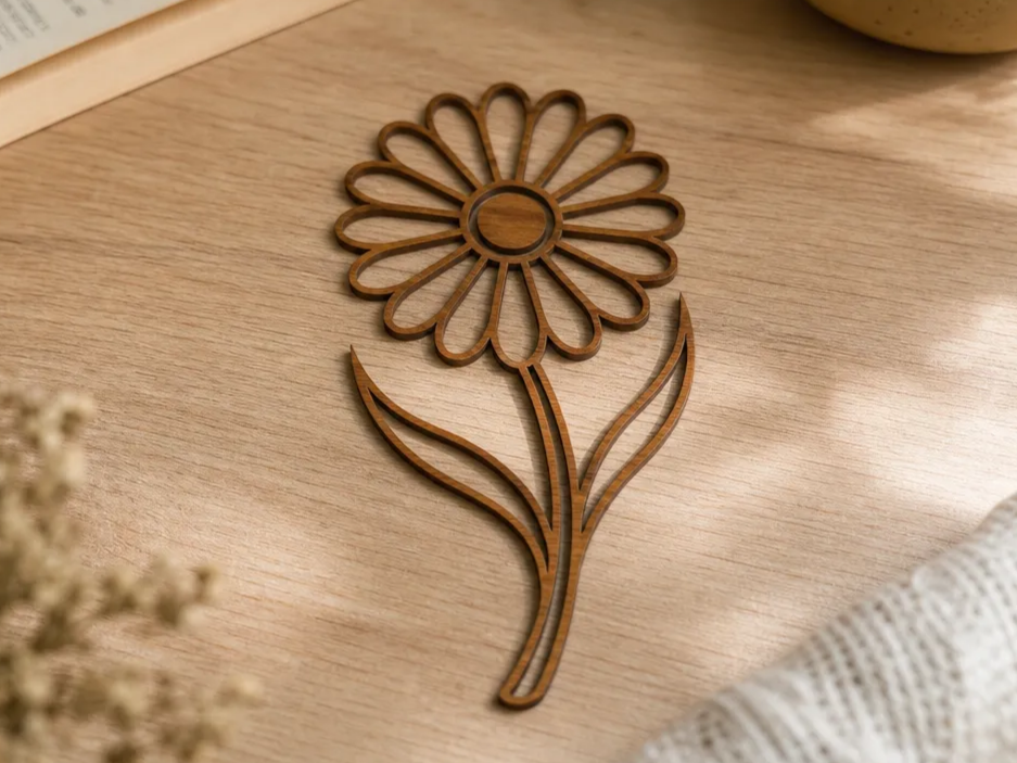 Daisy Flower Wall Art Cutout