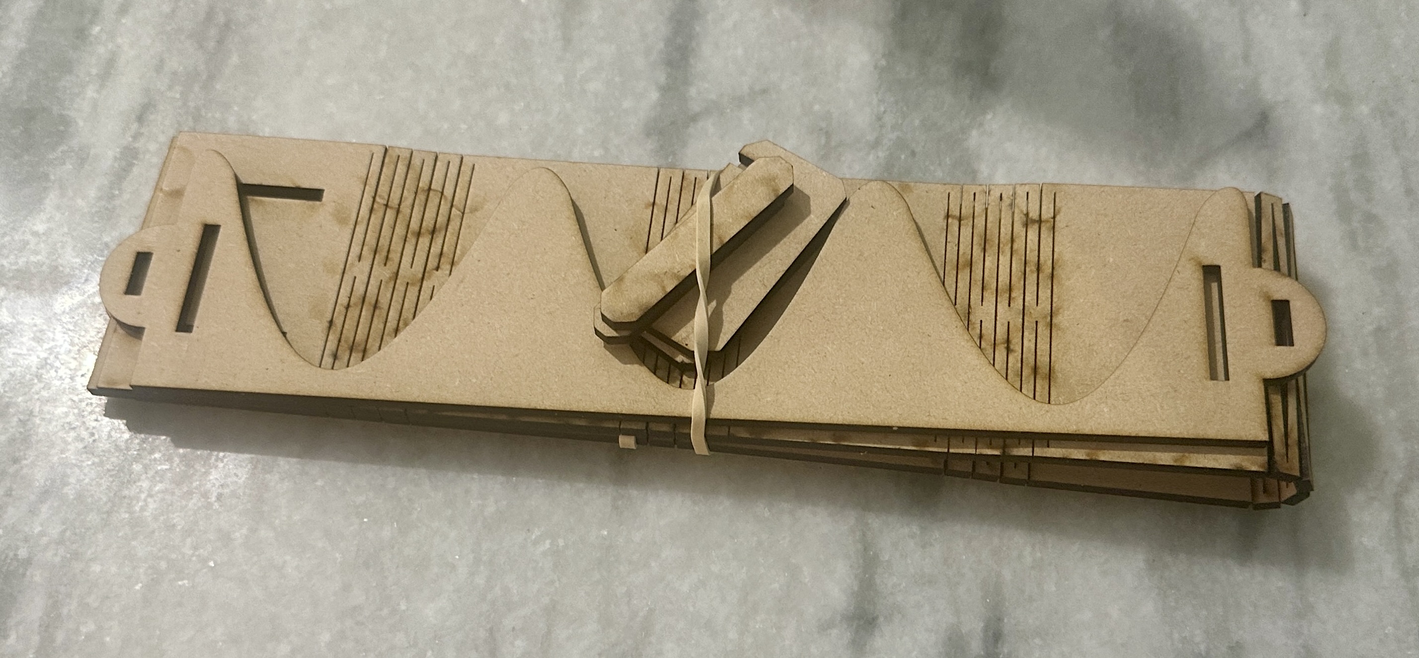 [Laser cut and engrave] Taco Holder: 2 options, Collapsable & Portable.