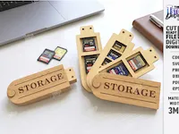 [Laser cut and engrave] Wooden SD Card and Memory Storage Organizer Cases Laser Cut Bundle. SD Card Case. Storage Box