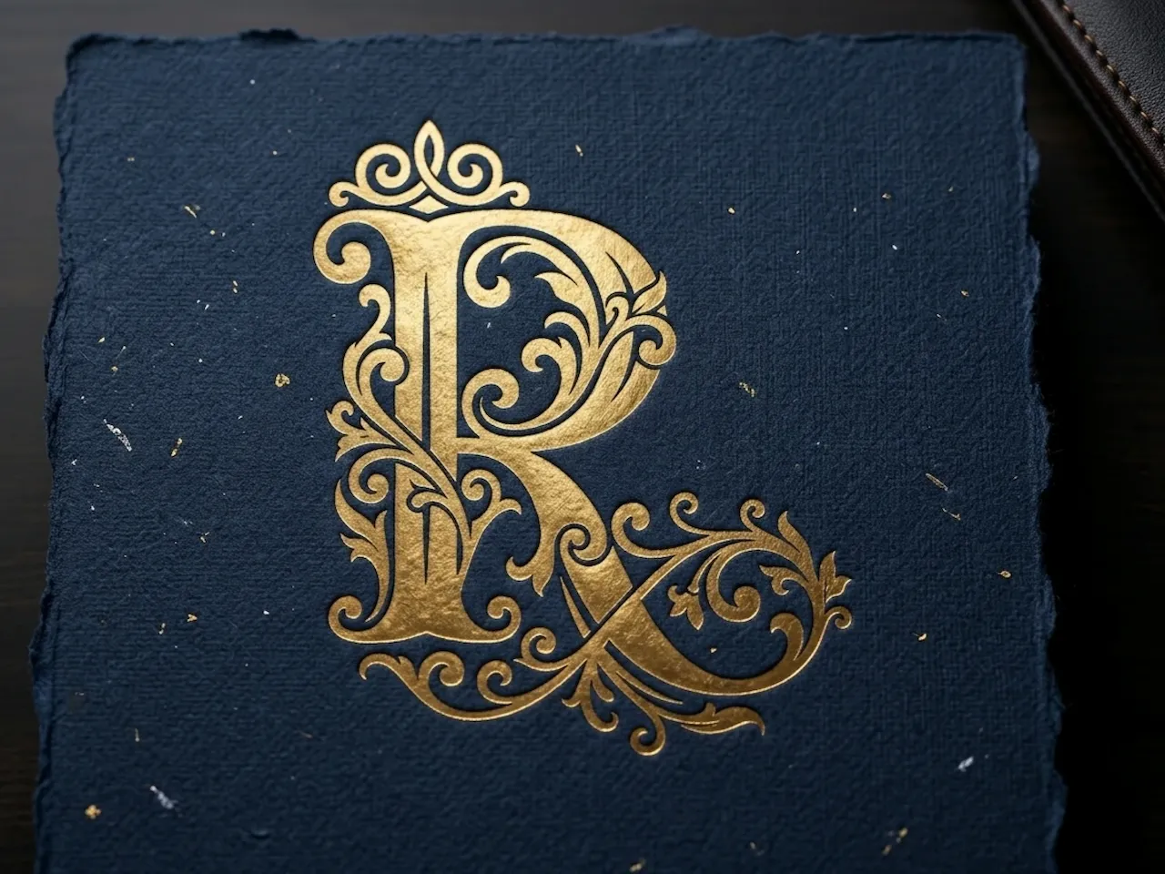 [Laser cut and engrave] R Elegant Wedding Monogram Logo – Graceful Bridal Initial for Laser Cut Signs, Cake Toppers, Invitations, Engraving & Cricut Projects