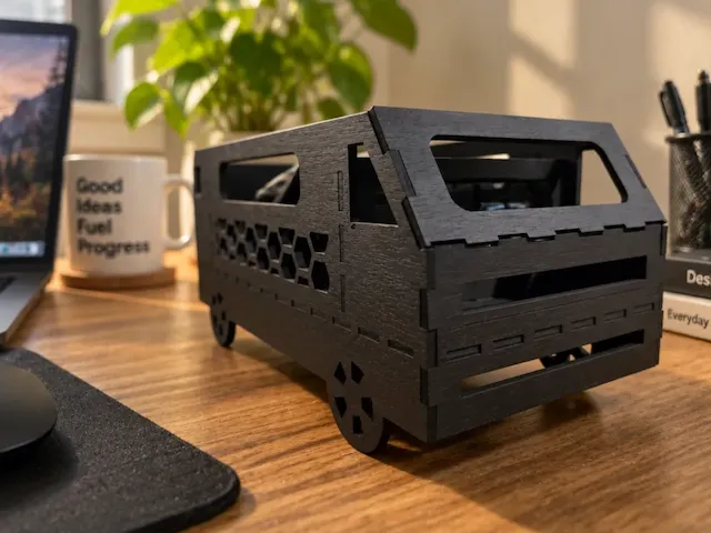 van desk tidy