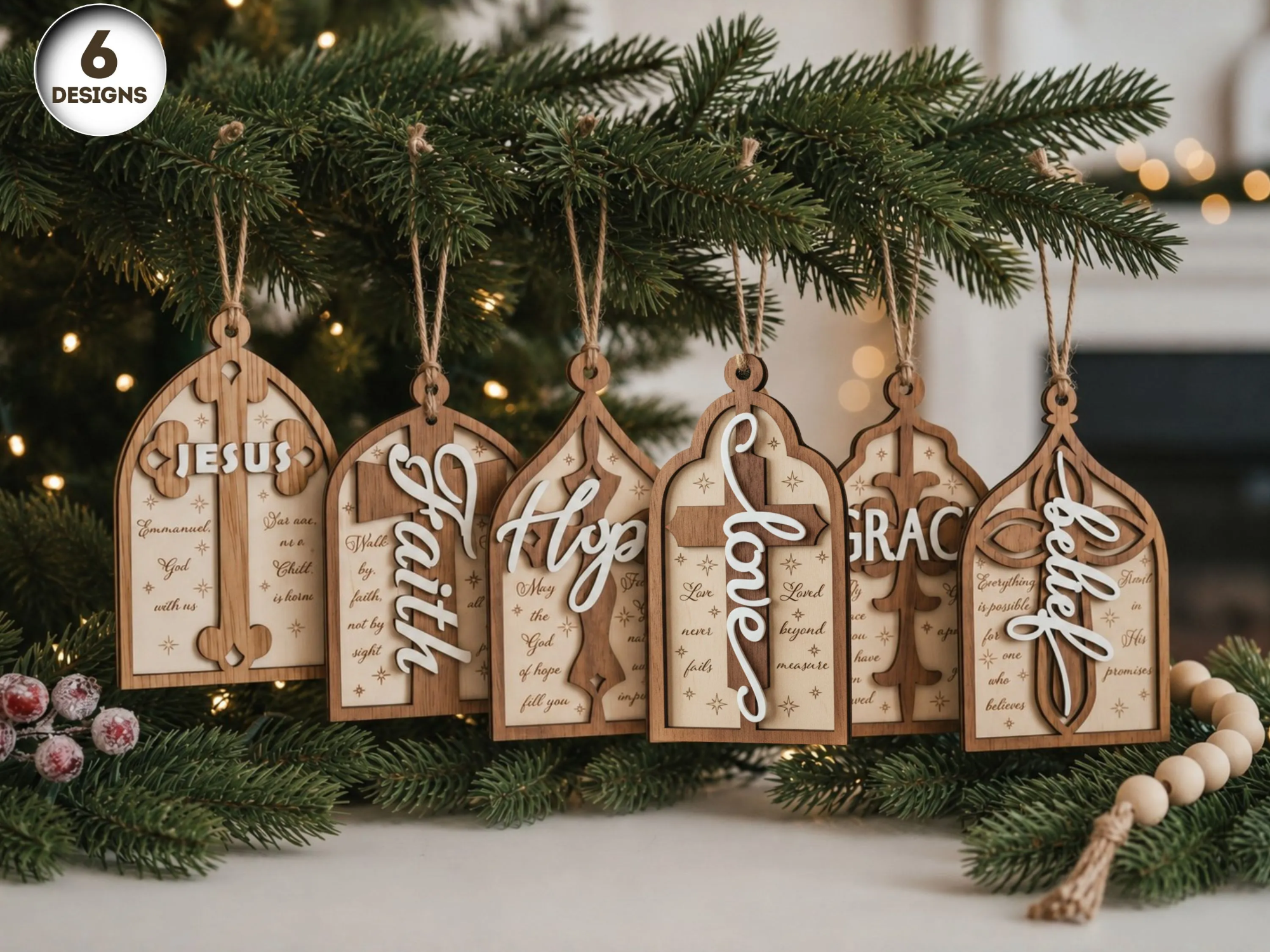 Nativity Ornaments Laser Cut Bundle