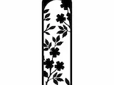 [Laser cut and engrave,Other] Floral Arch Wooden Bookmarks with Cutout Flower Motifs