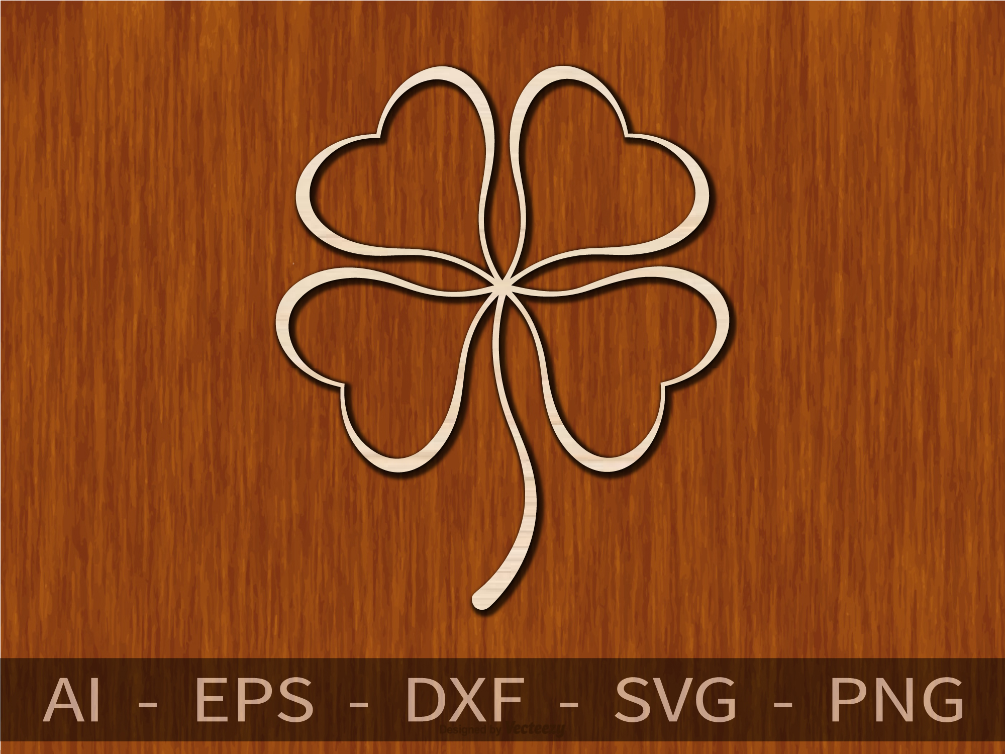 [Laser cut and engrave] Clover - Laser Cutting Design Bundle