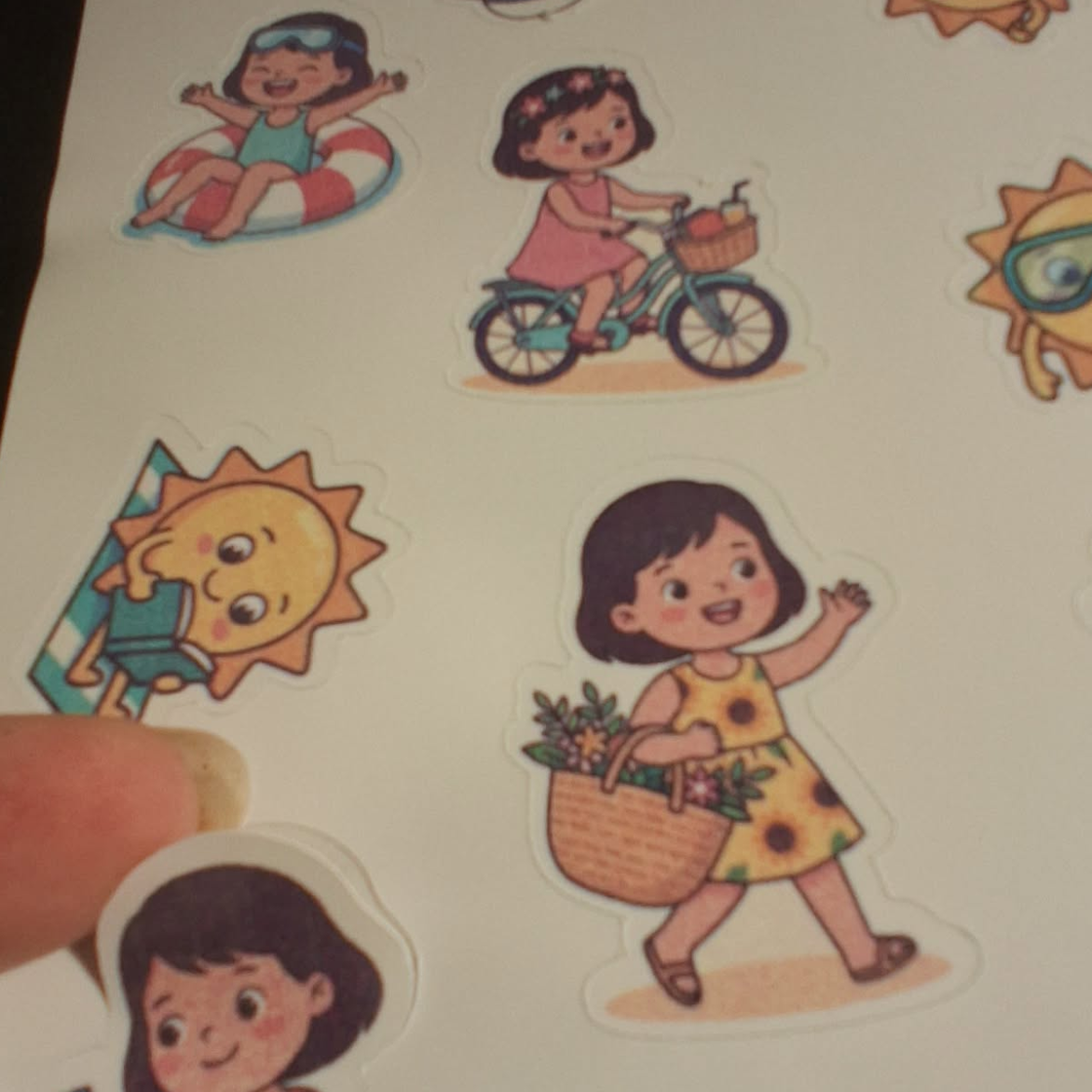 1/256"(0.1mm) White StickerPaper