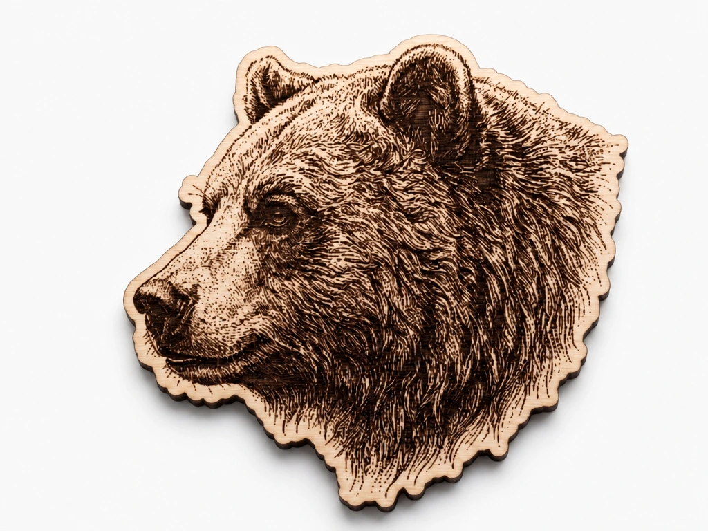 Grizzly Bear Head Wall Hanging