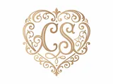 [Laser cut and engrave] Romantic Wedding Monogram Bundle SVG PNG | Ornate Heart Letter Monograms CA-CZ | Elegant Bridal Initial Logo Set
