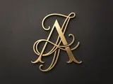 [Laser cut and engrave] JA Ornate Royal Beauty & Cosmetic Monogram Logo – Decorative Initials for Skincare, Makeup, Fashion, Boutique Branding & Premium Packaging