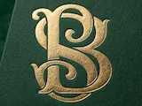 [Laser cut and engrave] SB Elegant Wedding Monogram – Graceful S & B Intertwined Initials for Bridal Invitations, Laser Cut Signs, Cake Toppers & Engraving