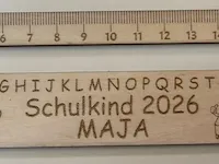 [Laser cut and engrave] Personalized educational reading aid with ruler / Personalisierte Lesehilfe mit Lineal