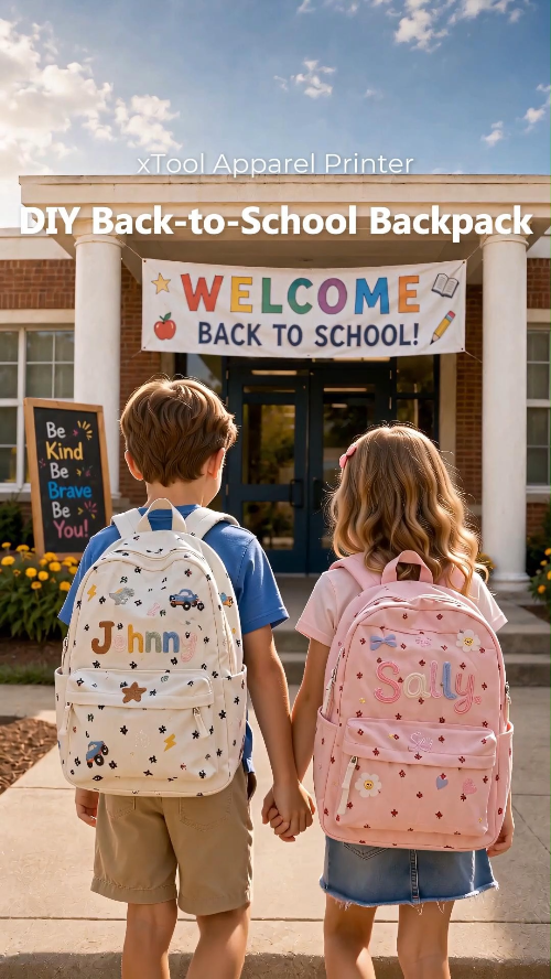 [DTF Printing] Personalized DTF Graphic School Bag For New Semester