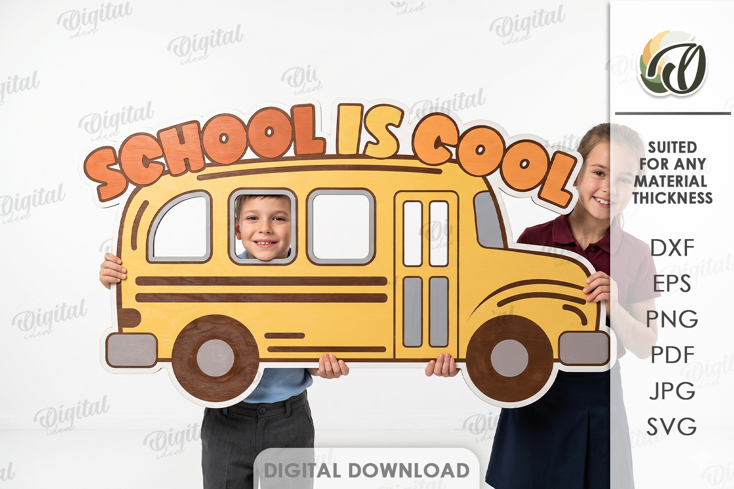 [Laser cut and engrave] Back To School Photo Booth Props Bundle. Classroom Photo Zone Sign Laser Cut Files. First Day of School. Back to School SVG. Kids. Children