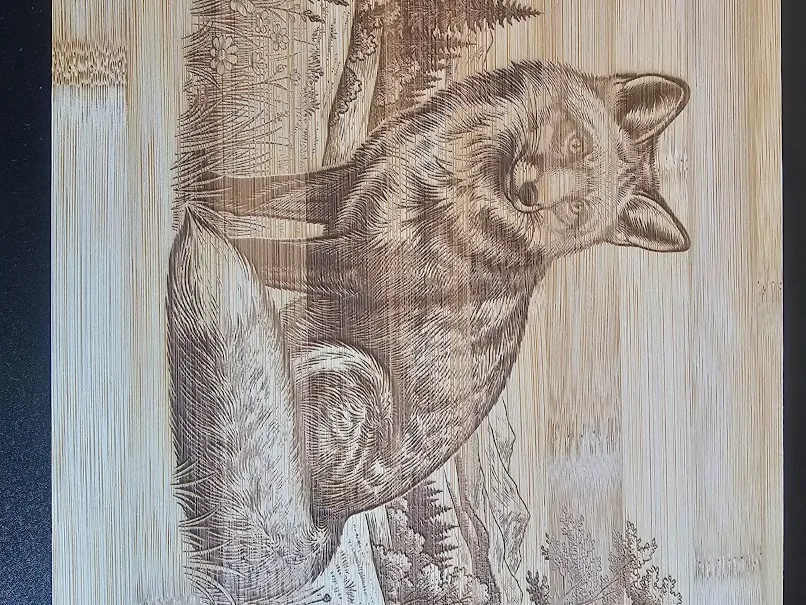 renard planche a decouper