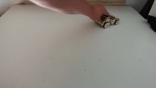 [Laser cut and engrave] Mechanical toy car with gears