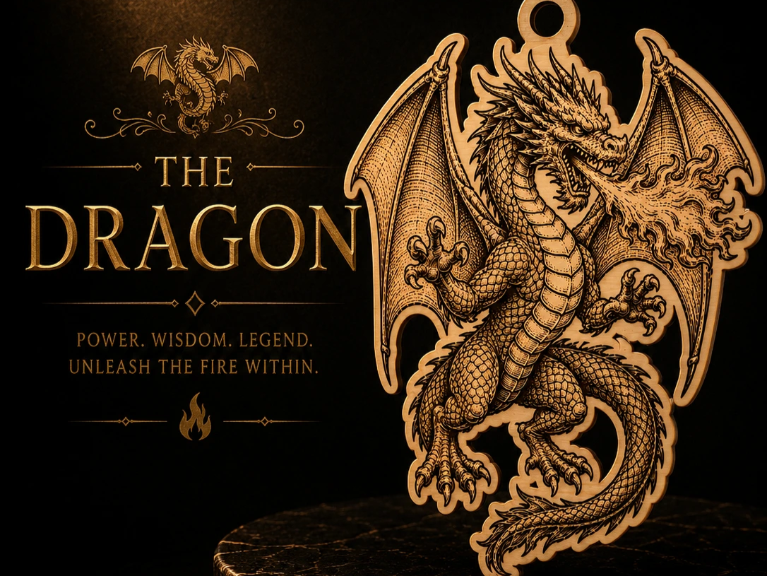 Fire-Breathing Dragon Ornament