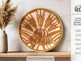 [Laser cut and engrave] Farm Signs Bundle. Farmhouse Wall Decor Lasercut Files. Layered Wooden Country Sign. Farm Animals SVG. Nature Scene. Home Decoration. Rustic