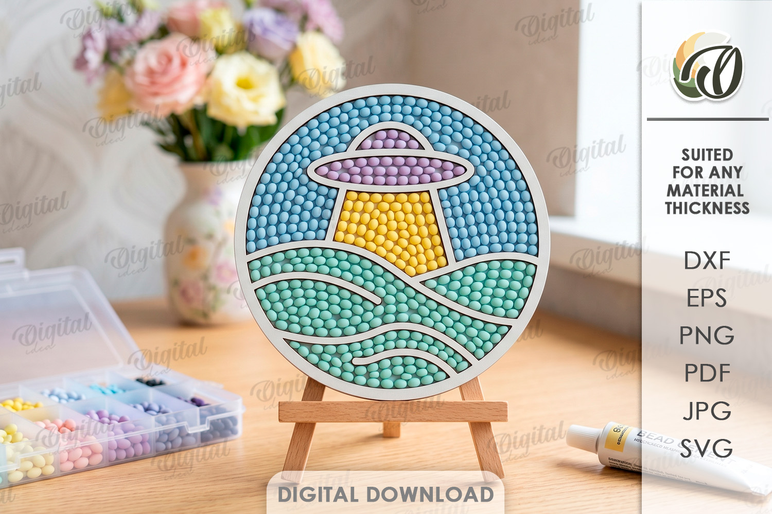 [Laser cut and engrave] Diamond Painting Blanks Bundle. Mosaic Art Laser Cut. Wooden Kids craft. Montessori SVG. Home Decor. Wall Sign. Diamond Mosaic Frame