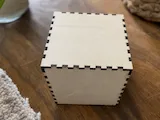 [Laser cut and engrave] Small Square Wooden Storage Box