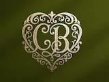 [Laser cut and engrave] Romantic Wedding Monogram Bundle SVG PNG | Ornate Heart Letter Monograms CA-CZ | Elegant Bridal Initial Logo Set