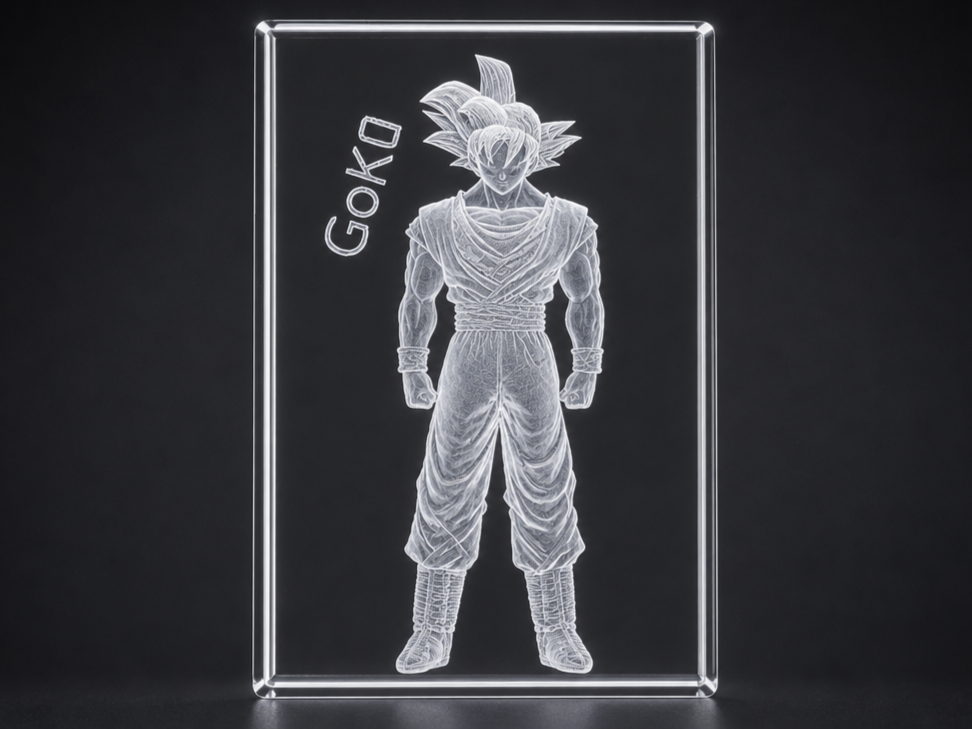 Goku Dragon Ball Z Acrylic Light Panel