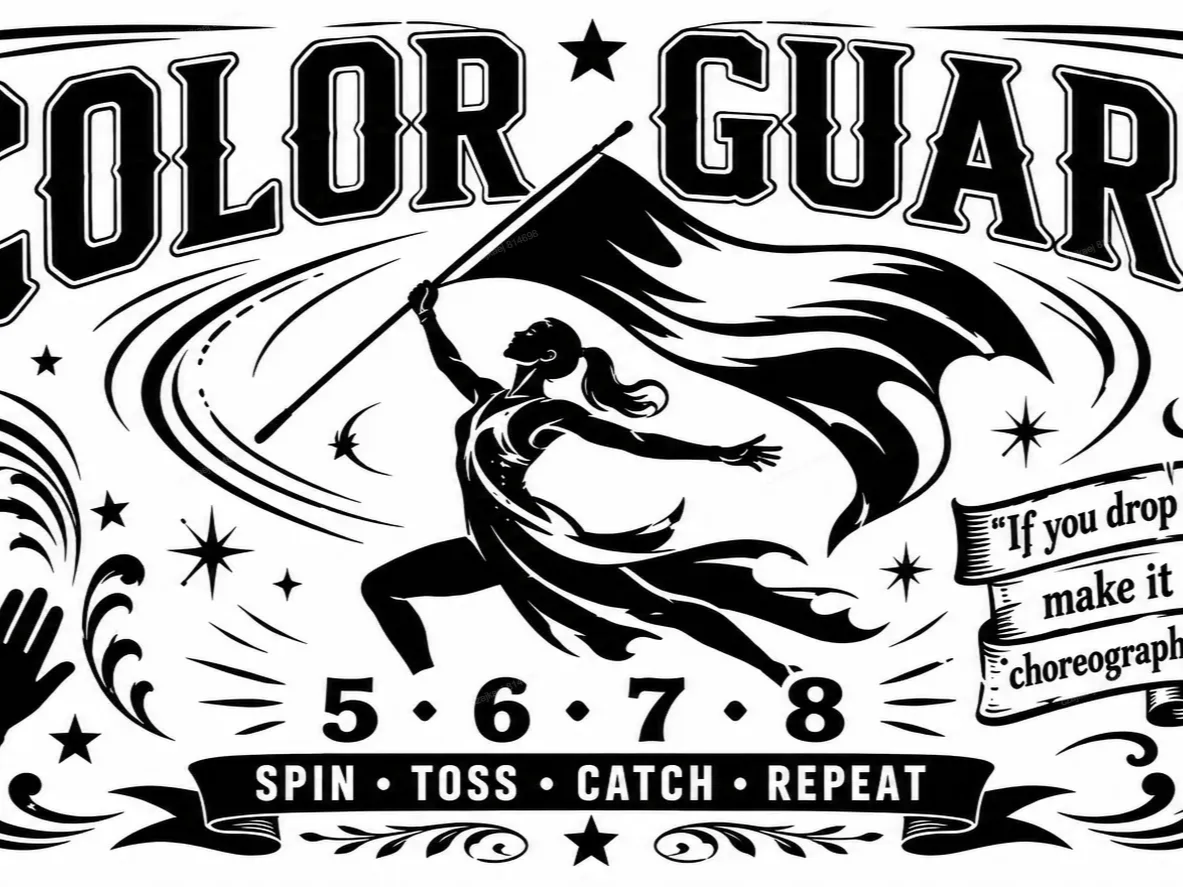 Color Guard Tumbler Wrap | Spin Toss Catch Repeat