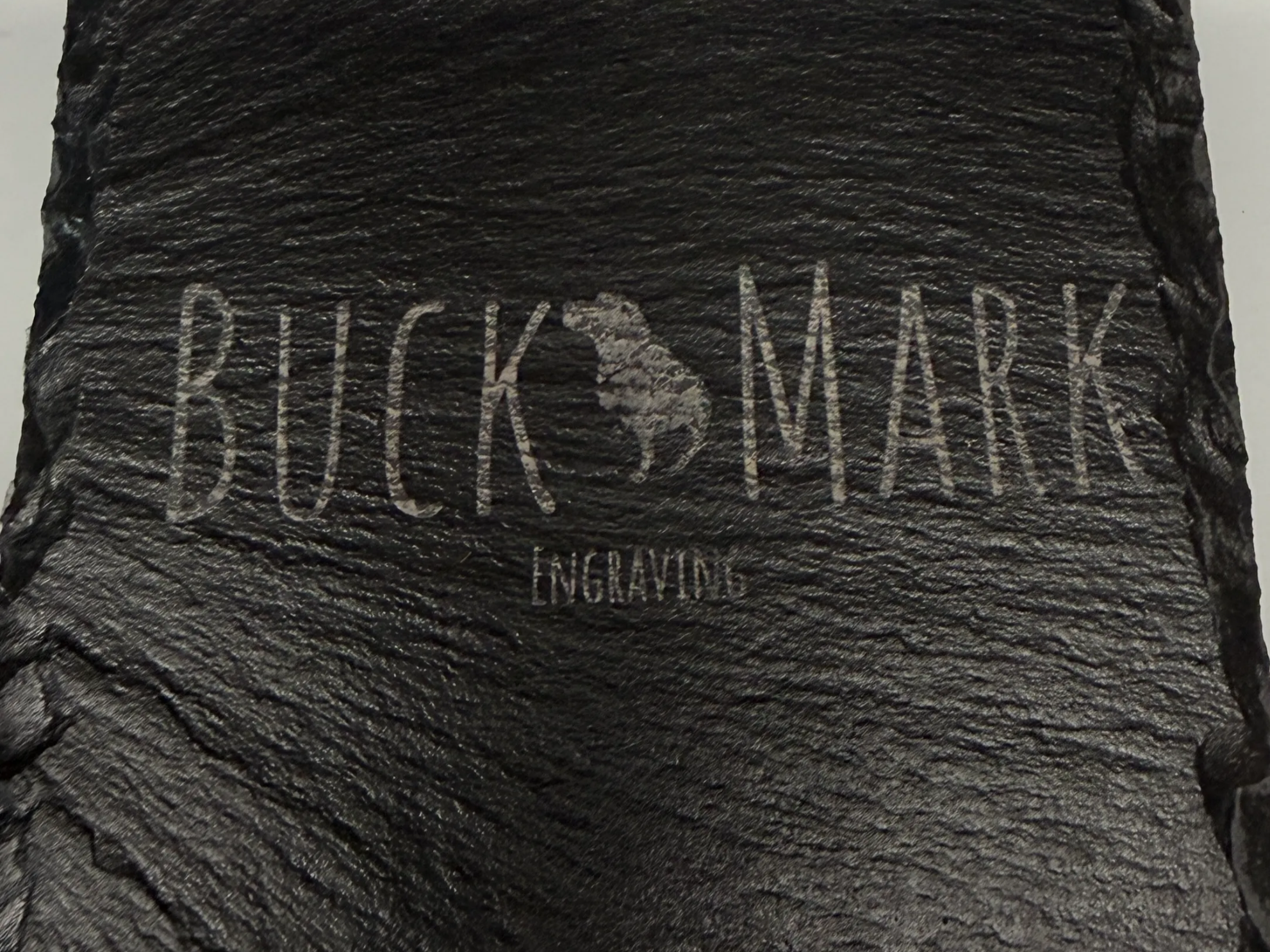 Buckmark Logo Slate Coaster