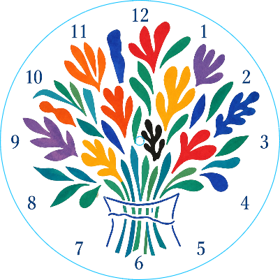 Projet Horloge gerbe d'Henri Matisse.xs