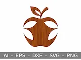[Laser cut and engrave] Apple - Laser Cutting Design Bundle
