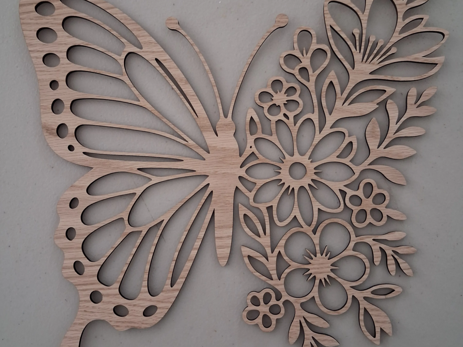 Papillon Floral Butterfly Wall Art