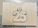 [Laser cut and engrave] Pochette carte cadeau simple