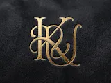 [Laser cut and engrave] KU Elegant Signature Initials Logo