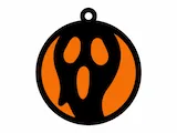 [Laser cut and engrave,Other] Halloween Hanging Ornaments with Pumpkin, Bat, Spiderweb, and Ghost Motifs