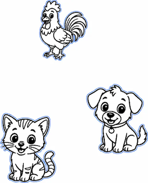 les animaux de la ferme.xs