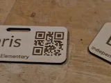 [Laser cut and engrave] Variable‑Driven Classroom Name Badges (Batch Template for xTool Studio)