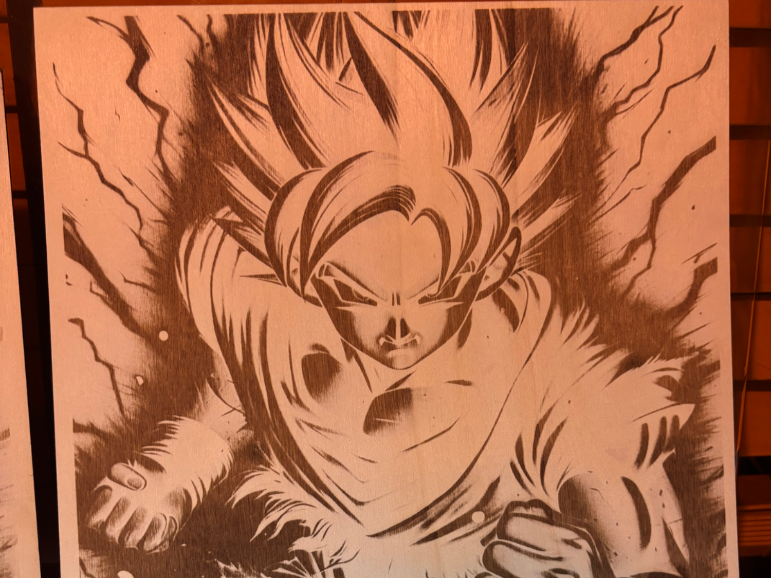 Dragon Ball Z Goku Super Saiyan Wall Art