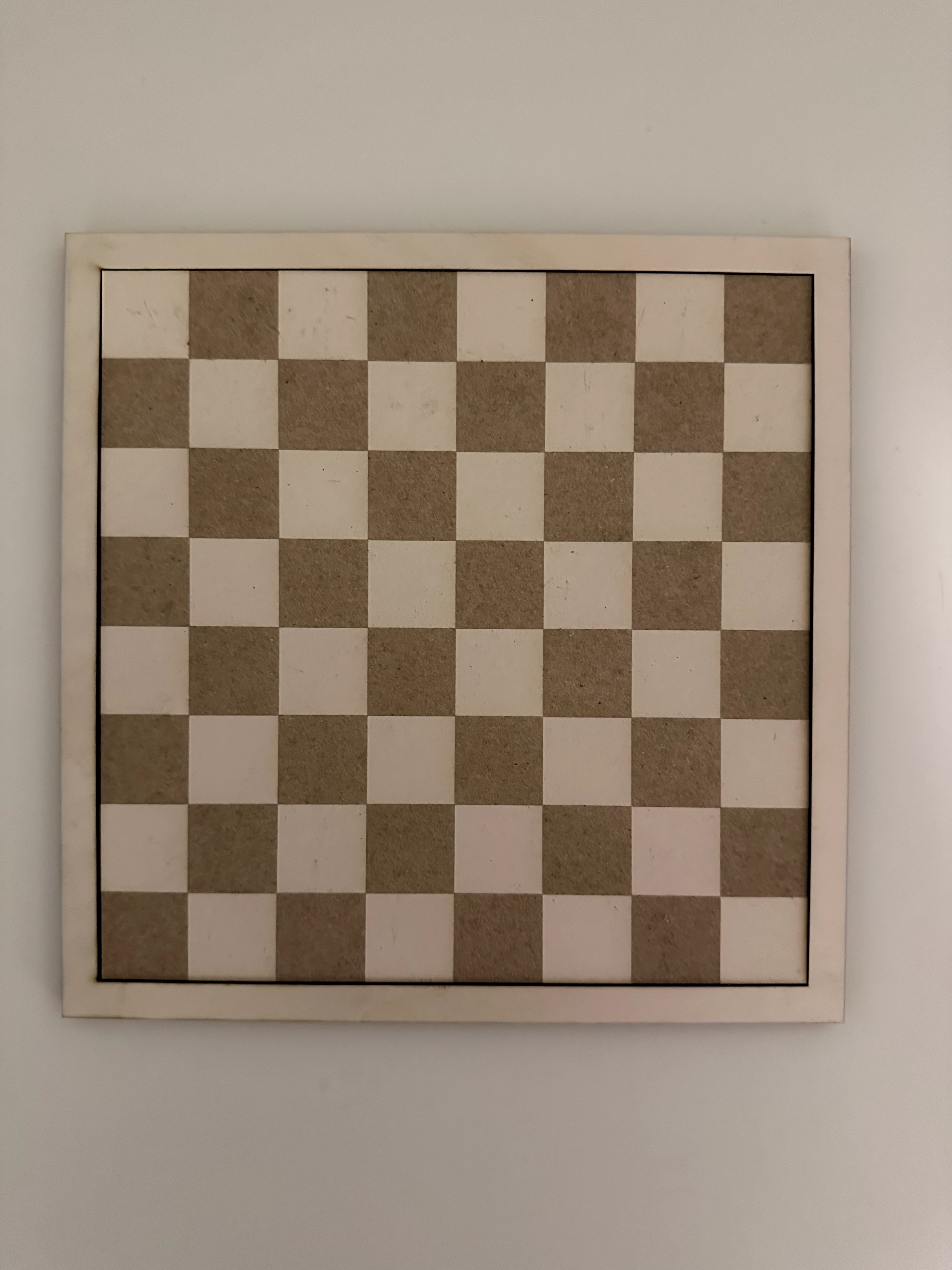 [Laser cut and engrave] Community Chess Set – Modern Interlocking Chess Board