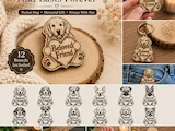 [Laser cut and engrave] Beloved Friend – Dog Memorial Pocket Hugs