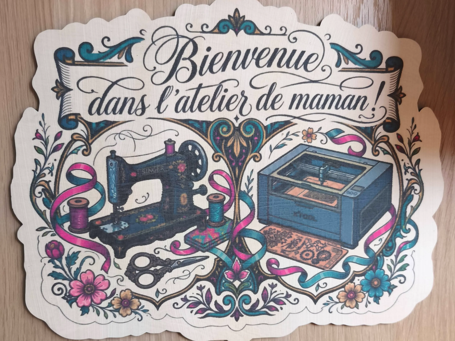 Pancarte d'atelier