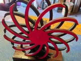 [Laser cut and engrave] Kinetic Solar Powered Spinning Wheel Sculpture in Glass Cloche