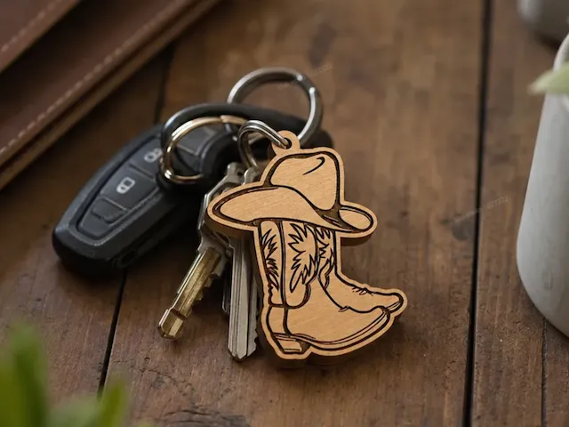 Keychain - Cowboy Style