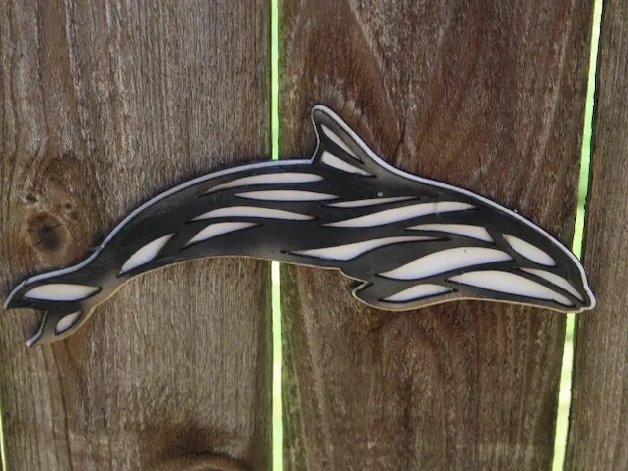 [Laser cut and engrave] Orca Whale Wall Art Silhouette