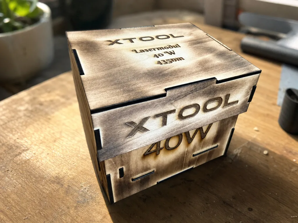 Lasermodulbox 40W; für Module mit angeschraubter Ziehhilfe