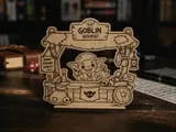 [Laser cut and engrave] Goblin Goods Fantasy Market Stall Tabletop Miniature