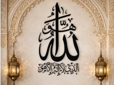 Laser Cut Allah Name Islamic Wall Art